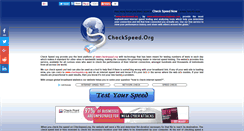 Desktop Screenshot of checkspeed.org