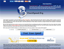 Tablet Screenshot of checkspeed.org